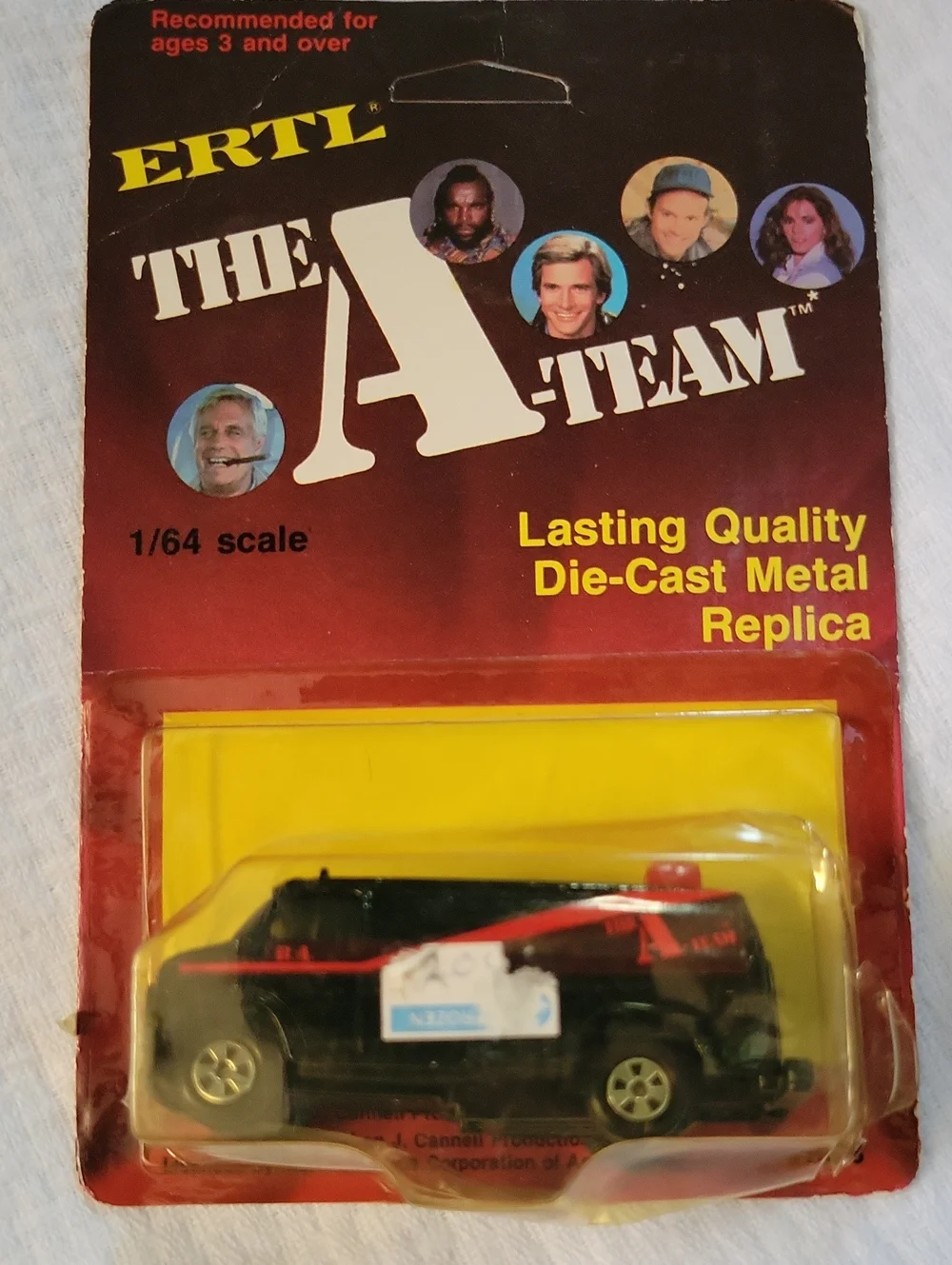 Vintage 1983 Ertl The A-Team Die-cast Van NRFP